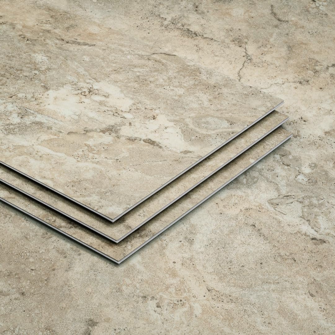 MaxCore Terra Stone Look Interlocking Tiles 12x24 Inch DIY Friendly